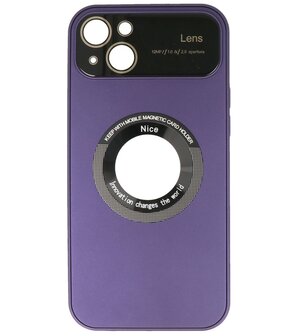 Prime Magsafe Case met Camera Beschermer voor iPhone 15 Plus Purple