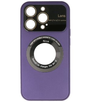 Prime Magsafe Case met Camera Beschermer voor iPhone 15 Pro Purple