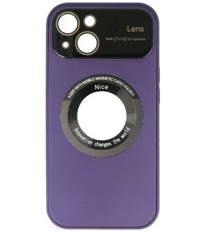 Prime Magsafe Case met Camera Beschermer voor iPhone 15 Purple