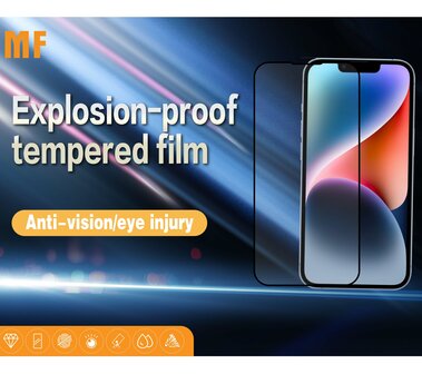 MF Full Tempered Glass voor Samsung Galaxy A73 - A72 - A71