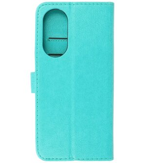 Oppo Reno 10 - Reno 10 Pro Hoesje Book Case Portemonnee Telefoonhoesje - Groen