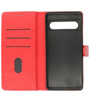 Google Pixel 8 Hoesje Book Case Portemonnee Telefoonhoesje - Rood