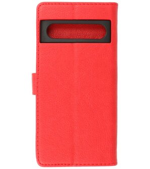 Google Pixel 8 Hoesje Book Case Portemonnee Telefoonhoesje - Rood