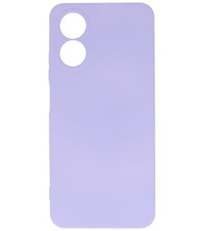 Oppo A38 Hoesje Fashion Backcover Telefoonhoesje Paars