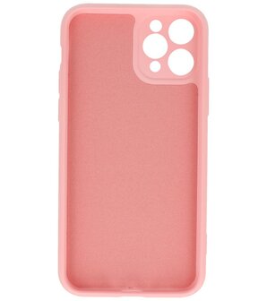 2.0mm Dikke Fashion Telefoonhoesje - Siliconen Hoesje voor iPhone 11 Pro - Roze