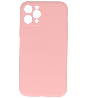 2.0mm Dikke Fashion Telefoonhoesje - Siliconen Hoesje voor iPhone 11 Pro - Roze