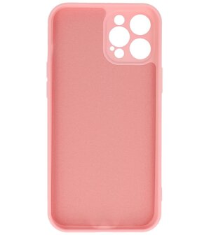 2.0mm Dikke Fashion Telefoonhoesje Backcover - Siliconen Hoesje - iPhone 12 Pro - Roze