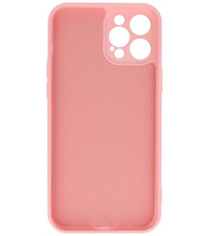 2.0mm Dikke Fashion Telefoonhoesje Backcover - Siliconen Hoesje - iPhone 12 Pro - Roze