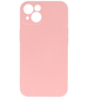 iPhone 13 Hoesje - 2.0mm Dikke Fashion Telefoonhoesje Backcover - Roze