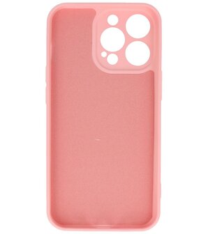iPhone 13 Pro Hoesje - 2.0mm Dikke Fashion Telefoonhoesje Backcover - Roze