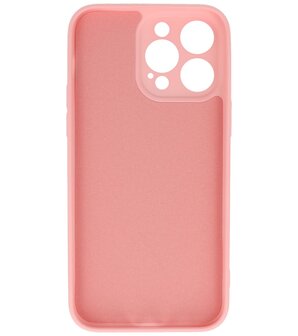 iPhone 14 Pro Max Hoesje - 2.0mm Dikke Fashion Telefoonhoesje Backcover - Roze