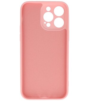 iPhone 15 Pro Max Hoesje - 2.0mm Dikke Fashion Telefoonhoesje Backcover - Roze