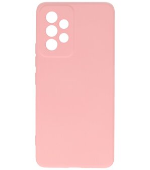 2.0mm Dikke Fashion Telefoonhoesje - Siliconen Hoesje voor Samsung Galaxy A53 5G - Roze