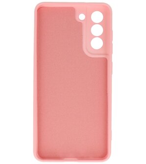 Samsung Galaxy S21 FE Hoesje - Backcover Telefoonhoesje - Roze