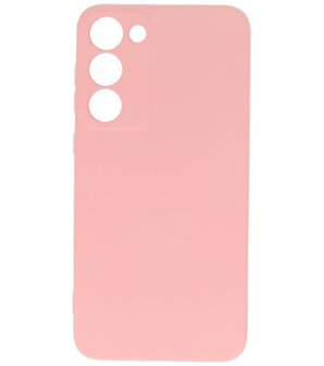 2.0mm Dikke Fashion Telefoonhoesje Siliconen Hoesje voor de Samsung Galaxy S23 Plus - Roze