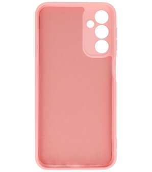 2.0mm Dikke Fashion Telefoonhoesje Siliconen Hoesje voor de Samsung Galaxy A14 4/5G - Roze