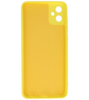 Samsung Galaxy A05 Hoesje Fashion Backcover Telefoonhoesje Geel