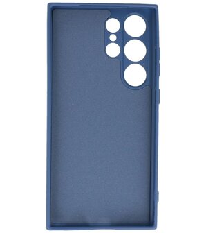 Samsung Galaxy S24 Ultra Hoesje Fashion Backcover Telefoonhoesje Navy