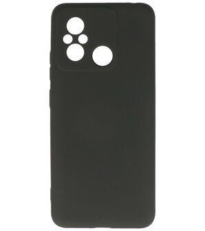 Xiaomi Redmi 12C Hoesje Fashion Backcover Telefoonhoesje Zwart