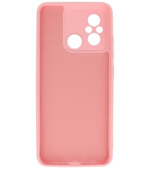 Xiaomi Redmi 12C Hoesje Fashion Backcover Telefoonhoesje Roze