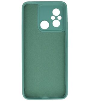 Xiaomi Redmi 12C Hoesje Fashion Backcover Telefoonhoesje Donker Groen