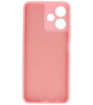 Xiaomi Redmi 12 - 12 5G Hoesje Fashion Backcover Telefoonhoesje Roze