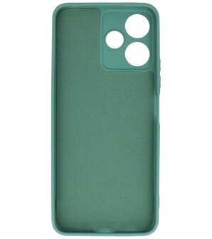 Xiaomi Redmi 12 - 12 5G Hoesje Fashion Backcover Telefoonhoesje Donker Groen