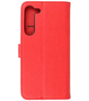 Samsung Galaxy S24 Plus - S25 Plus Hoesje Book Case Portemonnee Telefoonhoesje - Rood