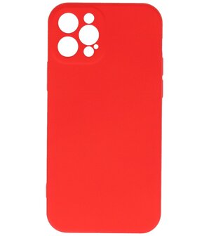 2.0mm Dikke Fashion Telefoonhoesje Backcover - Siliconen Hoesje - iPhone 12 - iPhone 12 Pro - Rood