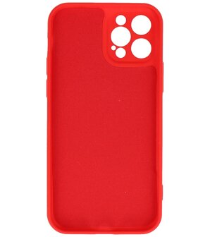 2.0mm Dikke Fashion Telefoonhoesje Backcover - Siliconen Hoesje - iPhone 12 - iPhone 12 Pro - Rood