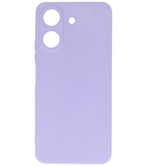 Fashion Color TPU Hoesje Xiaomi Redmi 13C 4G Paars