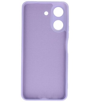 Fashion Color TPU Hoesje Xiaomi Redmi 13C 4G Paars