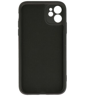 2.0mm Dikke Fashion Telefoonhoesje - Siliconen Hoesje voor iPhone 11 Pro Max - Zwart