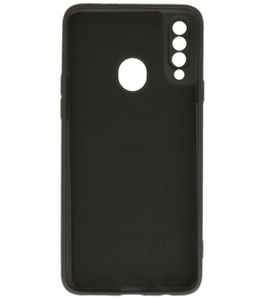 Fashion Backcover Telefoonhoesje voor Samsung Galaxy A20s - Zwart