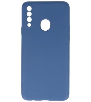 Fashion Backcover Telefoonhoesje voor Samsung Galaxy A20s - Navy