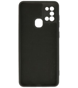 Fashion Backcover Telefoonhoesje voor Samsung Galaxy A21s - Zwart