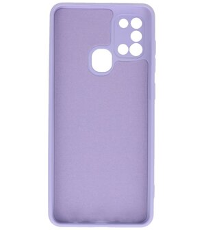 Fashion Backcover Telefoonhoesje voor Samsung Galaxy A21s - Paars