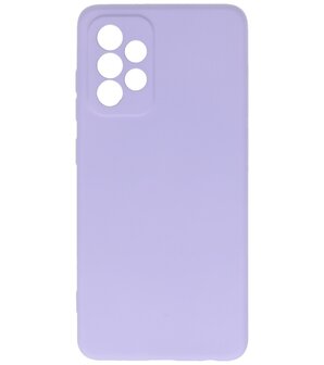 2.0mm Dikke Fashion Backcover Telefoonhoesje voor Samsung Galaxy A52 / A52 5G - Paars