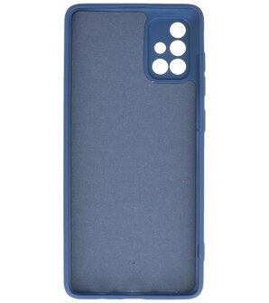 Fashion Backcover Telefoonhoesje voor Samsung Galaxy A71 - Navy