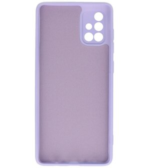 Fashion Backcover Telefoonhoesje voor Samsung Galaxy A71 - Paars