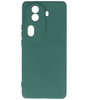 OPPO Reno 11 Pro Hoesje Fashion Backcover Telefoonhoesje Donker Groen
