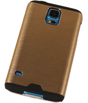 Lichte Aluminium Hardcase Samsung Galaxy Grand Prime Goud