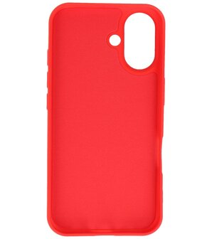 Fashion Color TPU Hoesje voor iPhone 16 Rood