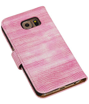 Samsung Galaxy S6 Hoesje mini Slang - Roze