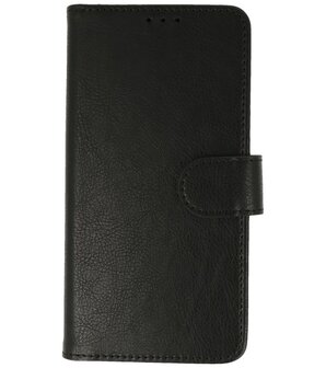 iPhone 16 Pro Max Hoesje Book Case Portemonnee Telefoonhoesje - Zwart