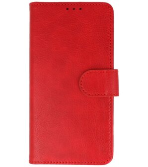 iPhone 16 Pro Hoesje Book Case Portemonnee Telefoonhoesje - Rood