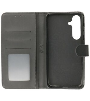 Samsung Galaxy S24 &amp; S25 Hoesje Book Case Portemonnee Telefoonhoesje - Zwart