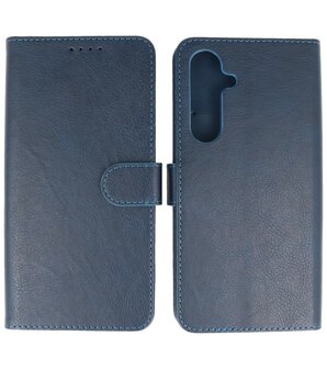 Samsung Galaxy S24 &amp; S25 Hoesje Book Case Portemonnee Telefoonhoesje - Navy