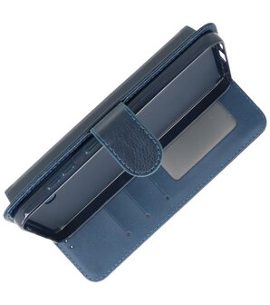 Samsung Galaxy S24 &amp; S25 Hoesje Book Case Portemonnee Telefoonhoesje - Navy