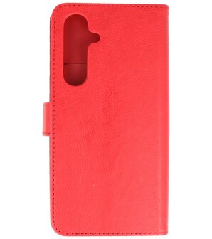 Samsung Galaxy S24 &amp; S25 Hoesje Book Case Portemonnee Telefoonhoesje - Rood
